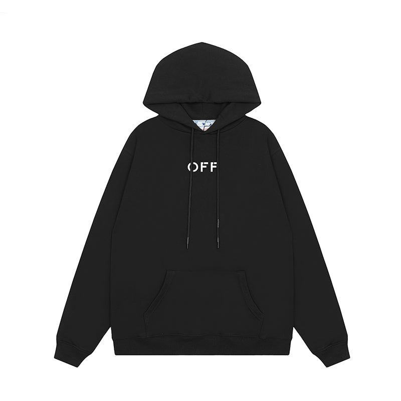 OFF WHITE Hoodie Trendy Street Style Personalized Cotton