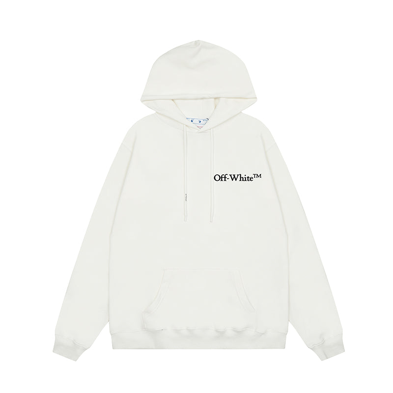 OFF WHITE Hoodie Trendy Street Style Personalized Cotton