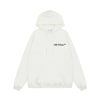 OFF WHITE Hoodie Trendy Street Style Personalized Cotton