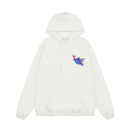 OFF WHITE Hoodie Trendy Street Style Personalized Cotton