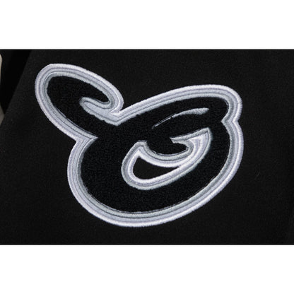 Off White Jacket Spring and Autumn OW Splicing Letter Pattern Baseball Jacket Jacket