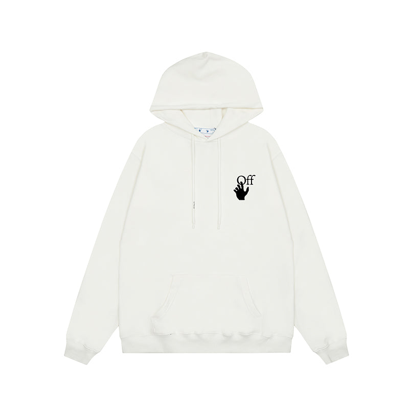 OFF WHITE Hoodie Trendy Street Style Personalized Cotton
