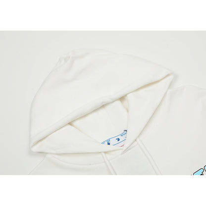 OFF WHITE Hoodie Trendy Street Style Personalized Cotton