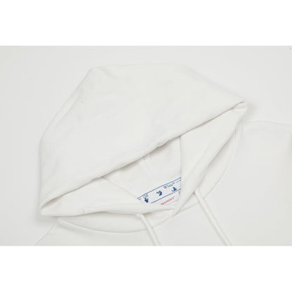 OFF WHITE Hoodie Trendy Street Style Personalized Cotton
