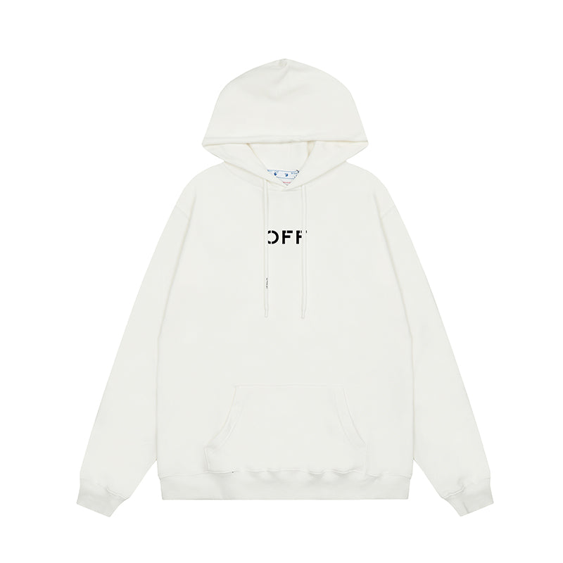 OFF WHITE Hoodie Trendy Street Style Personalized Cotton