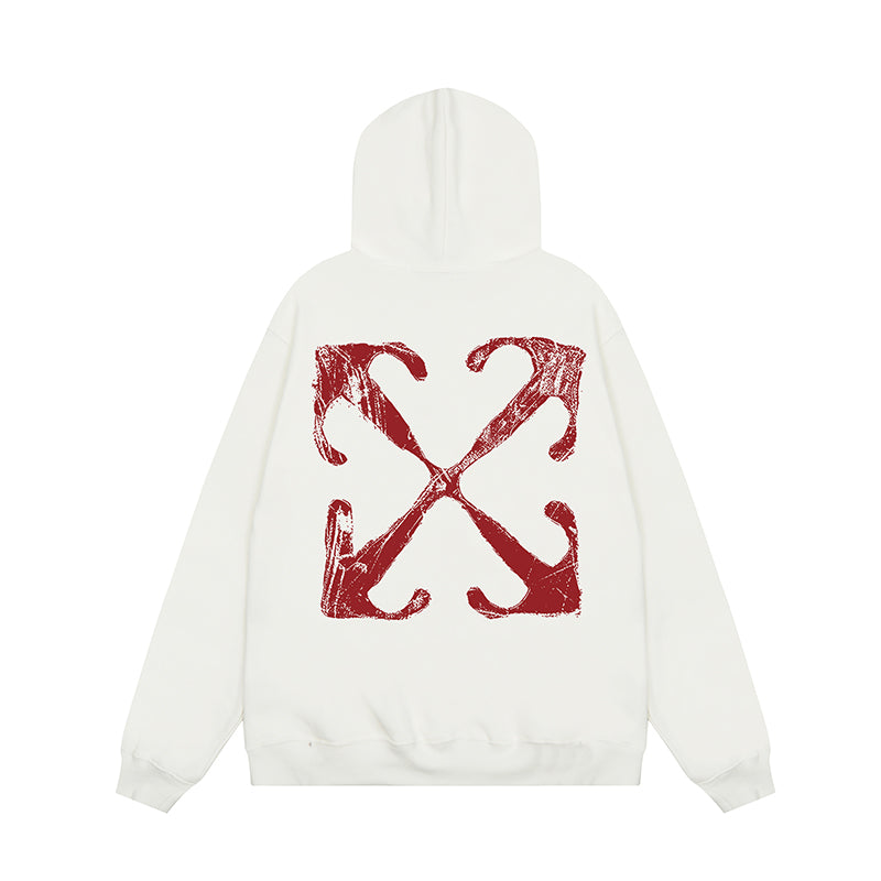 OFF WHITE Hoodie Trendy Street Style Personalized Cotton