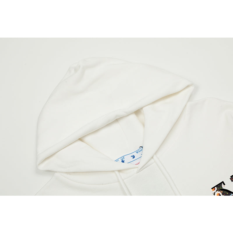 OFF WHITE Hoodie Trendy Street Style Personalized Cotton