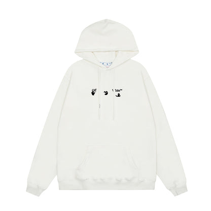 OFF WHITE Hoodie Trendy Street Style Personalized Cotton