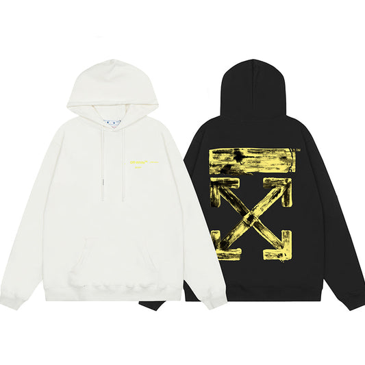 OFF WHITE Hoodie Trendy Street Style Personalized Cotton