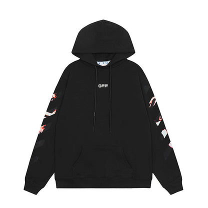 OFF WHITE Hoodie Trendy Street Style Personalized Cotton
