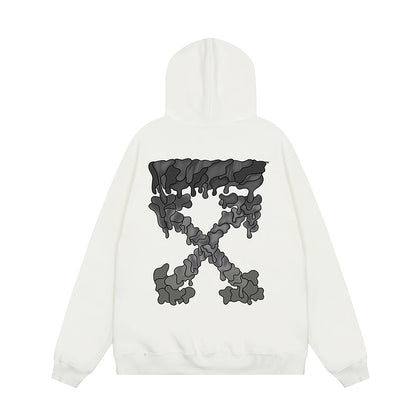 OFF WHITE Hoodie Trendy Street Style Personalized Cotton