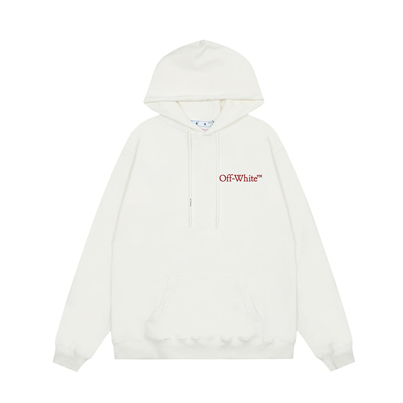 OFF WHITE Hoodie Trendy Street Style Personalized Cotton