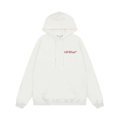 OFF WHITE Hoodie Trendy Street Style Personalized Cotton