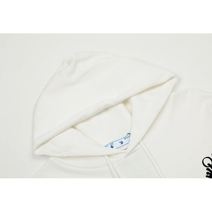 OFF WHITE Hoodie Trendy Street Style Personalized Cotton