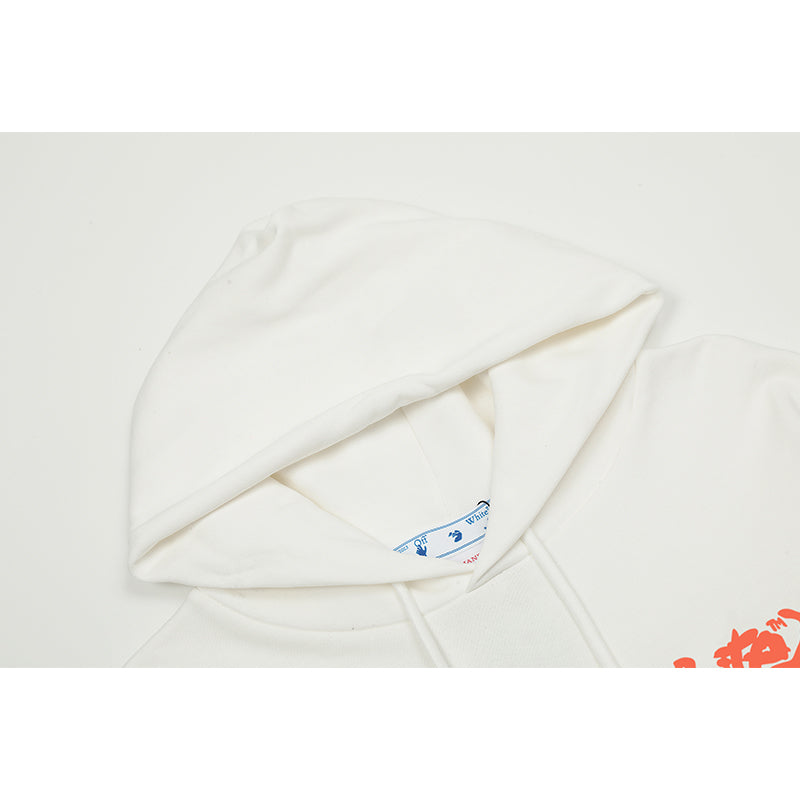 OFF WHITE Hoodie Trendy Street Style Personalized Cotton