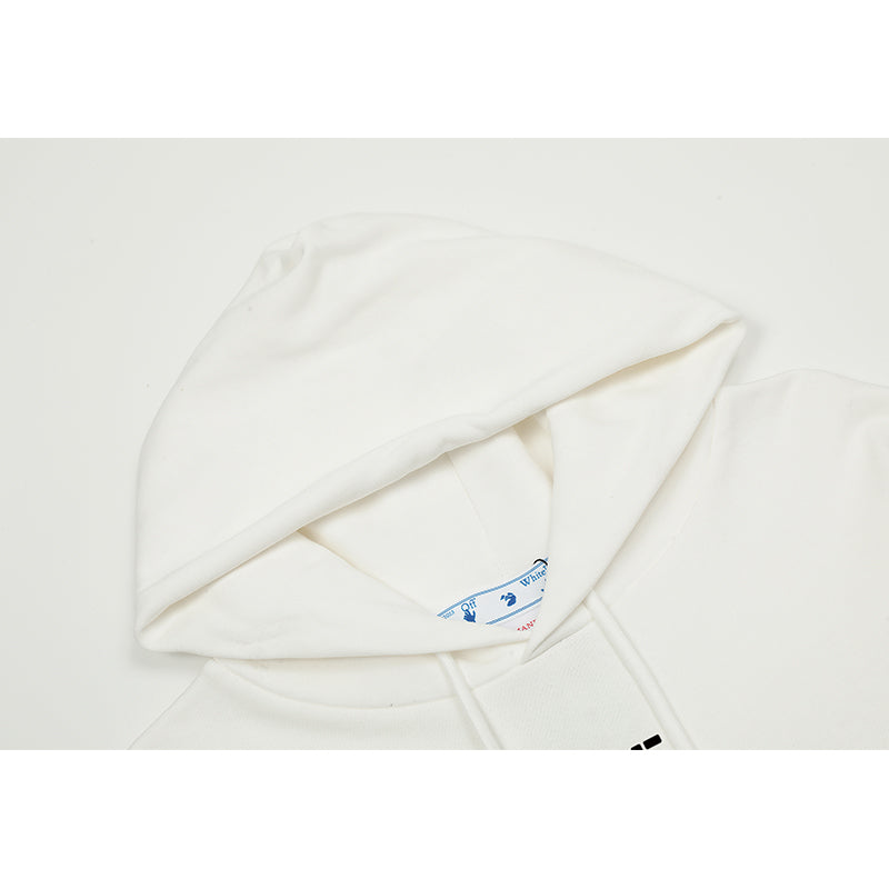 OFF WHITE Hoodie Trendy Street Style Personalized Cotton