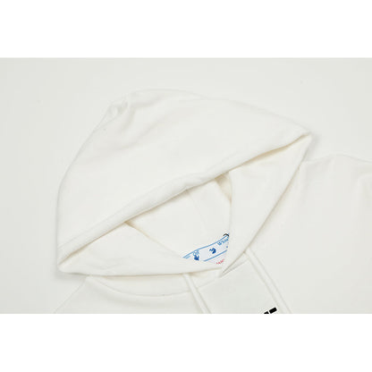 OFF WHITE Hoodie Trendy Street Style Personalized Cotton