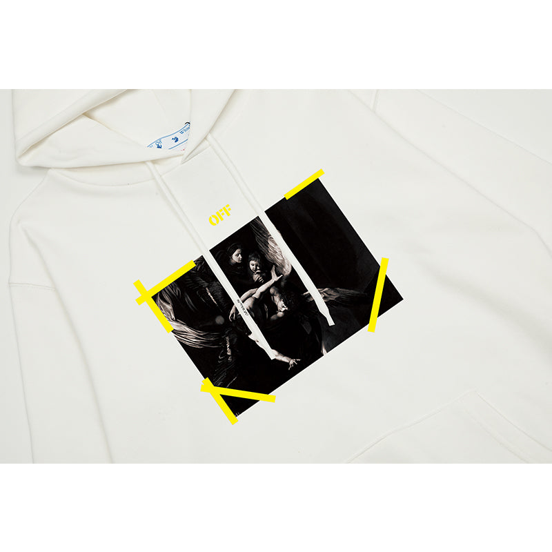 OFF WHITE Hoodie Trendy Street Style Personalized Cotton