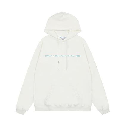 OFF WHITE Hoodie Trendy Street Style Personalized Cotton