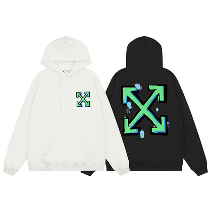 OFF WHITE Hoodie Trendy Street Style Personalized Cotton