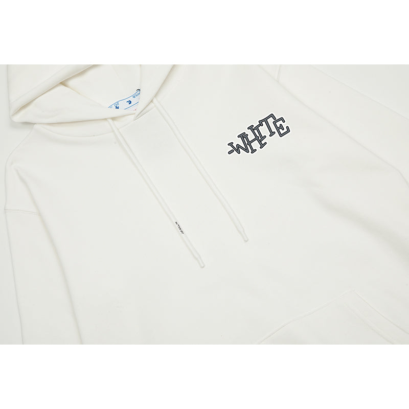 OFF WHITE Hoodie Trendy Street Style Personalized Cotton