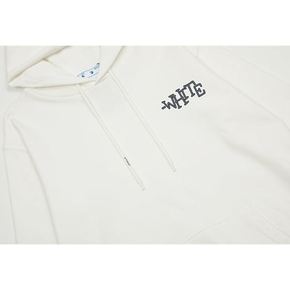 OFF WHITE Hoodie Trendy Street Style Personalized Cotton