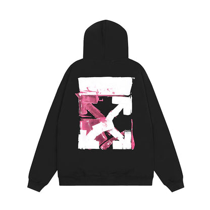 OFF WHITE Hoodie Trendy Street Style Personalized Cotton