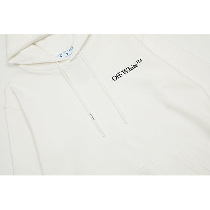 OFF WHITE Hoodie Trendy Street Style Personalized Cotton