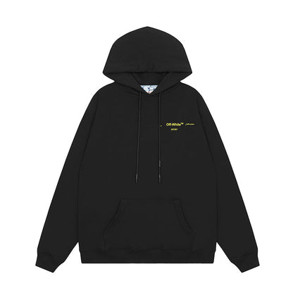 OFF WHITE Hoodie Trendy Street Style Personalized Cotton