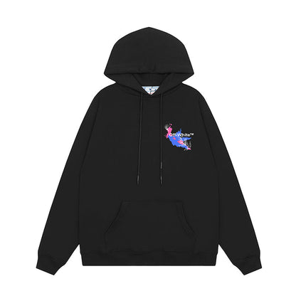 OFF WHITE Hoodie Trendy Street Style Personalized Cotton