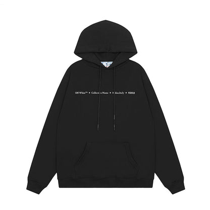 OFF WHITE Hoodie Trendy Street Style Personalized Cotton