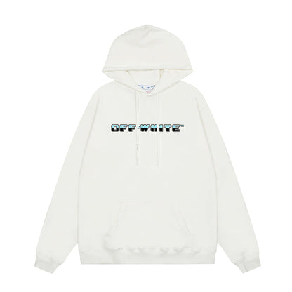 OFF WHITE Hoodie Trendy Street Style Personalized Cotton