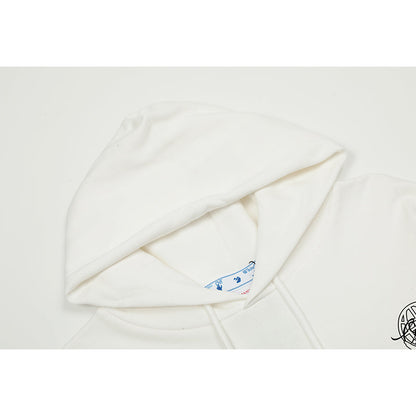 OFF WHITE Hoodie Trendy Street Style Personalized Cotton