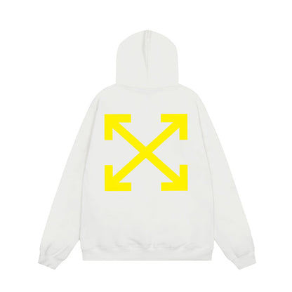 OFF WHITE Hoodie Trendy Street Style Personalized Cotton