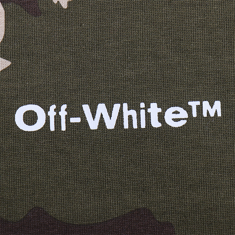 Off White T Shirts Tie-Dye Process Loose Men'S And Women'S Same Style Pure Cotton Short Sleeves
