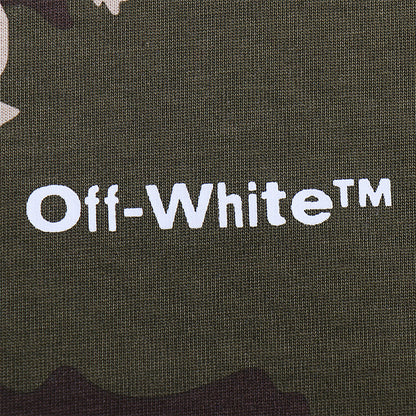 Off White T Shirts Tie-Dye Process Loose Men'S And Women'S Same Style Pure Cotton Short Sleeves