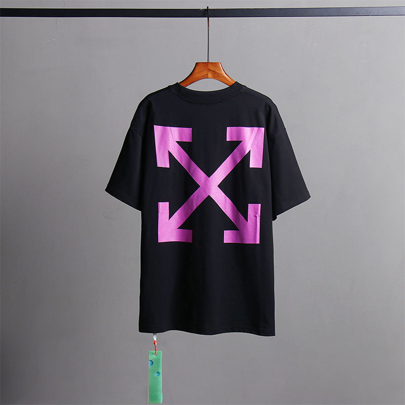 Off White T Shirts Religious Angel Oil Painting Short Sleeves