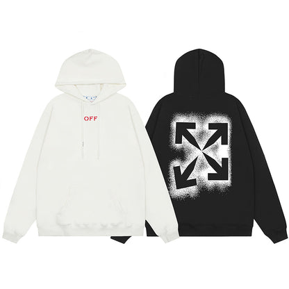 OFF WHITE Hoodie Trendy Street Style Personalized Cotton