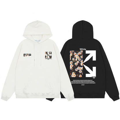 OFF WHITE Hoodie Trendy Street Style Personalized Cotton