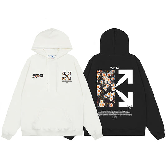 OFF WHITE Hoodie Trendy Street Style Personalized Cotton