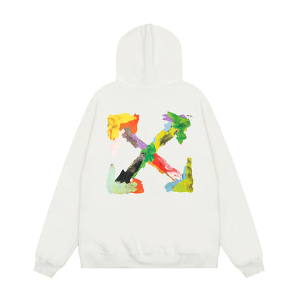 OFF WHITE Hoodie Trendy Street Style Personalized Cotton