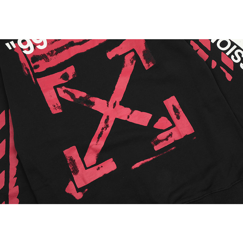 OFF WHITE Hoodie Trendy Street Style Personalized Cotton