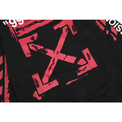 OFF WHITE Hoodie Trendy Street Style Personalized Cotton
