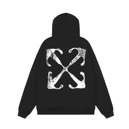 OFF WHITE Hoodie Trendy Street Style Personalized Cotton