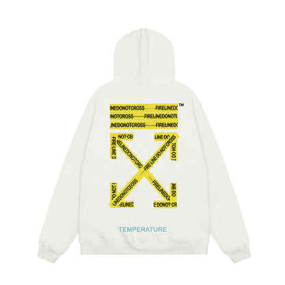 OFF WHITE Hoodie Trendy Street Style Personalized Cotton