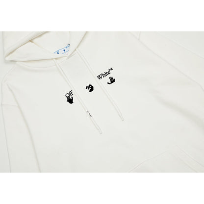 OFF WHITE Hoodie Trendy Street Style Personalized Cotton