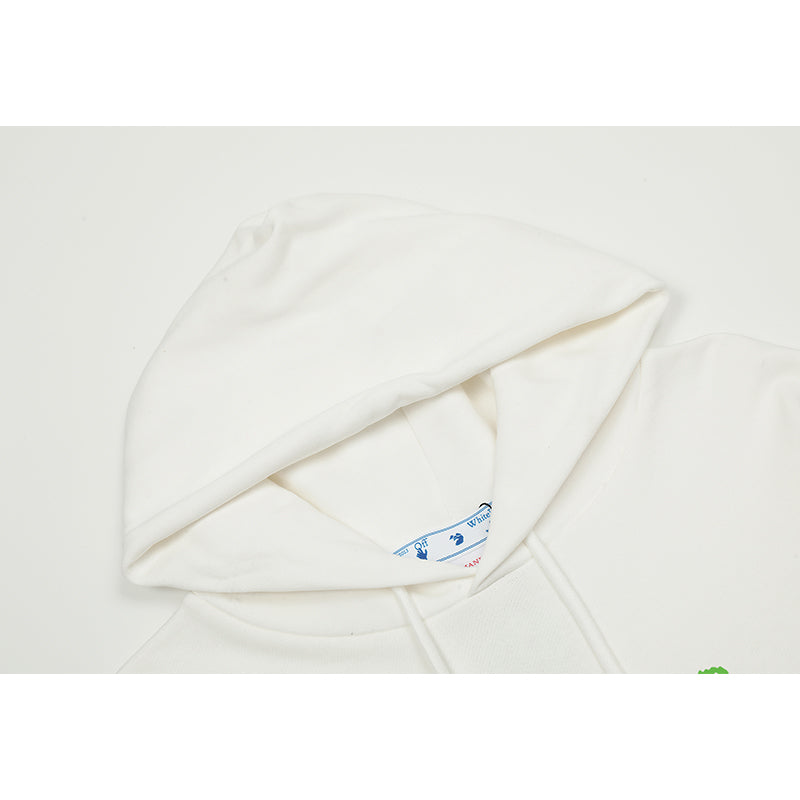 OFF WHITE Hoodie Trendy Street Style Personalized Cotton