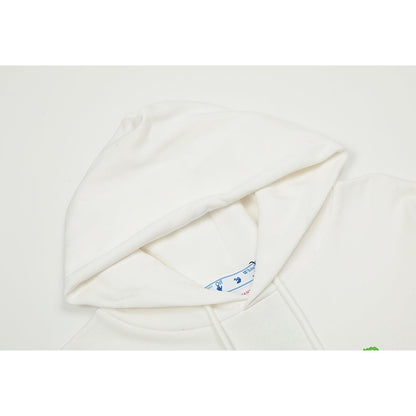 OFF WHITE Hoodie Trendy Street Style Personalized Cotton