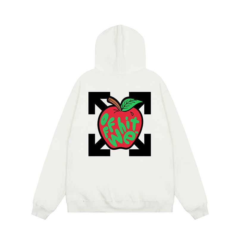 OFF WHITE Hoodie Trendy Street Style Personalized Cotton