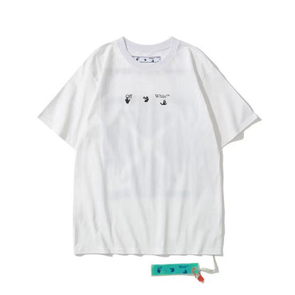 Off White T Shirts Back Sketch Arrow Print